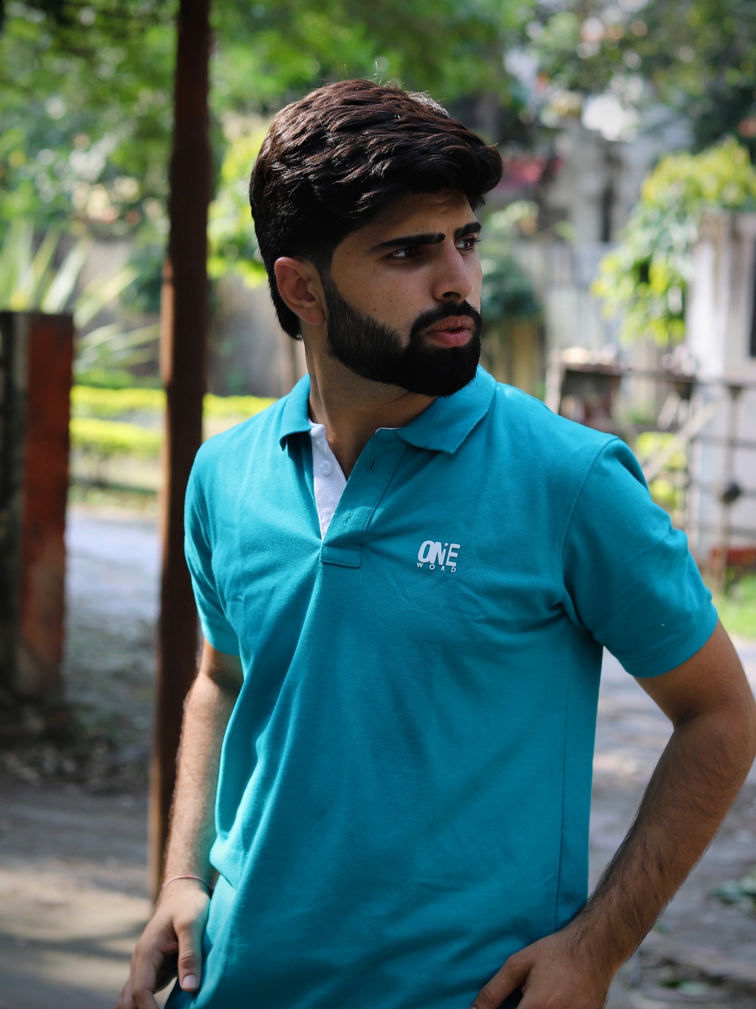 [keyword]-One Word StoreTurquoise Classic Polo