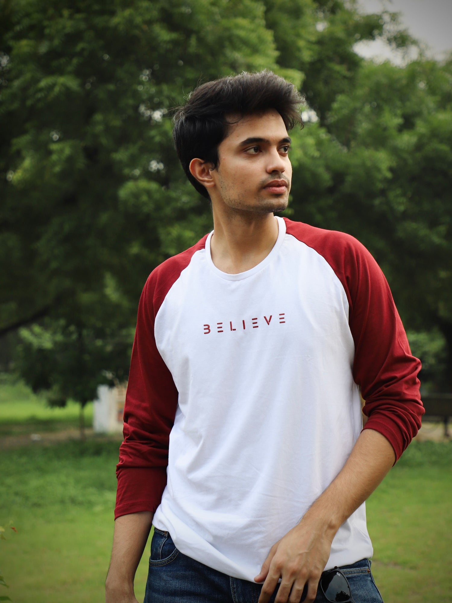 [keyword]-One Word StoreBelieve Full Sleeve Raglan (Unisex)