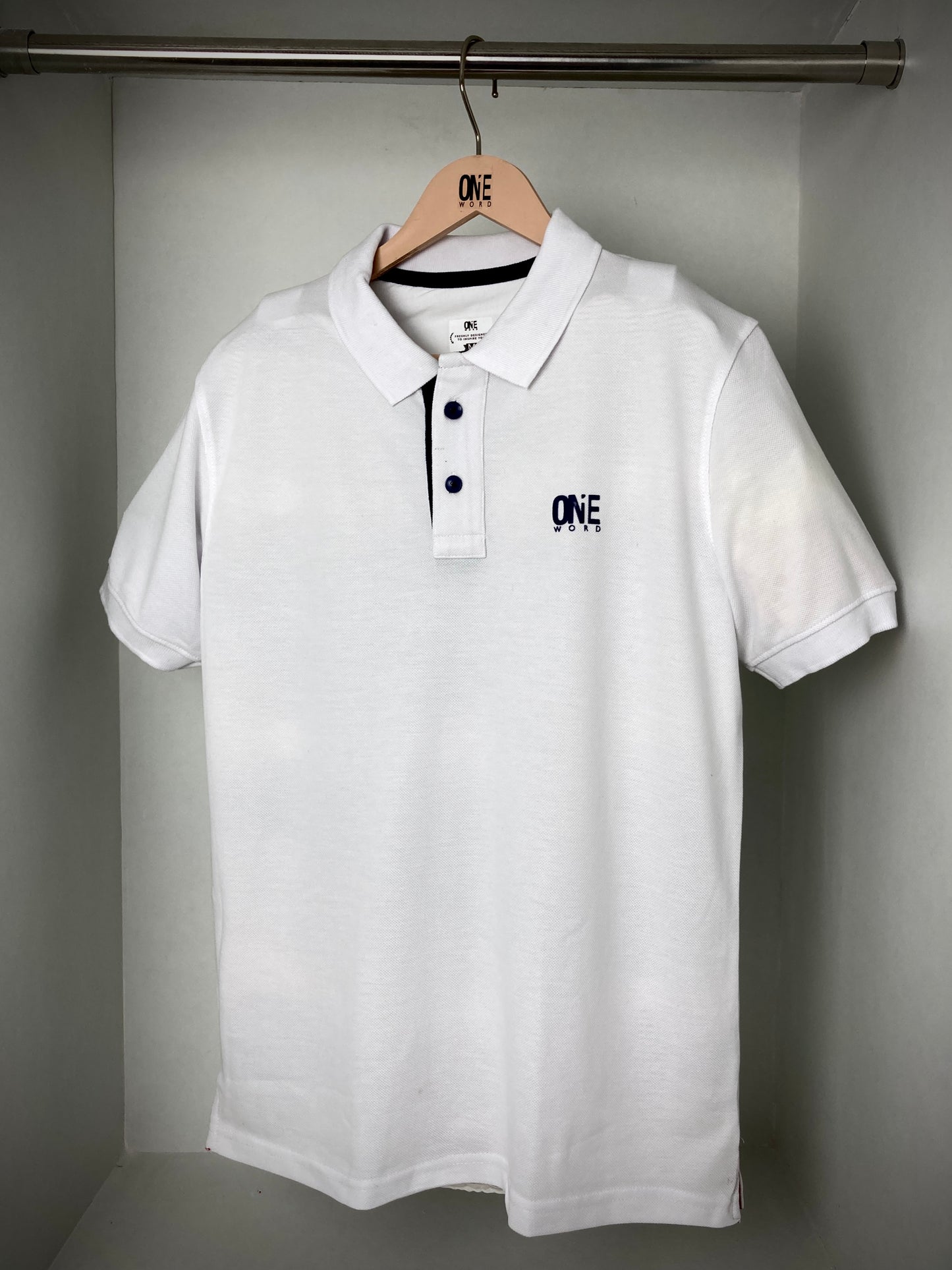 [keyword]-One Word StoreClassic White Polo