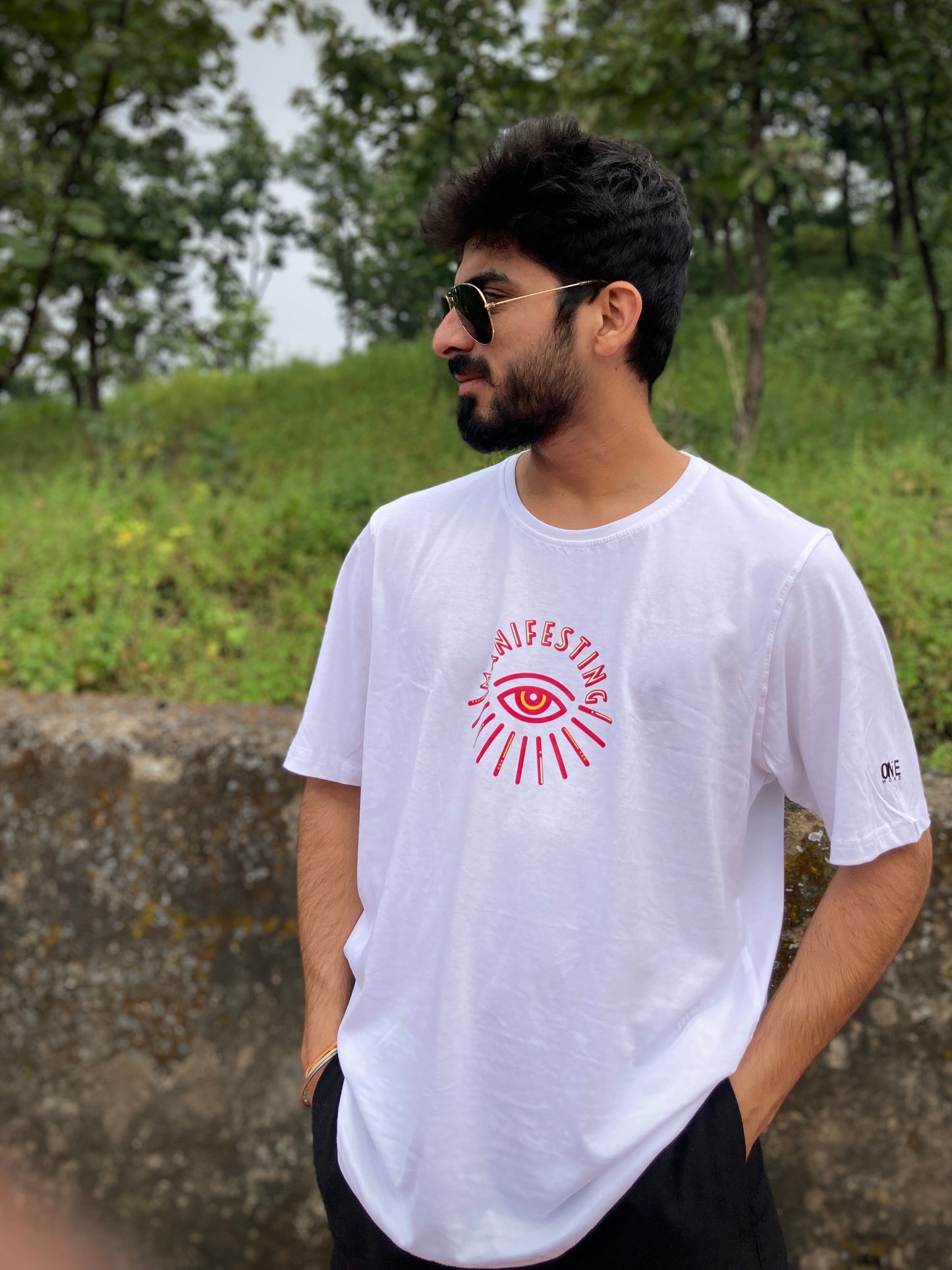 [keyword]-One Word StoreManifesting Oversized Tee (Unisex)